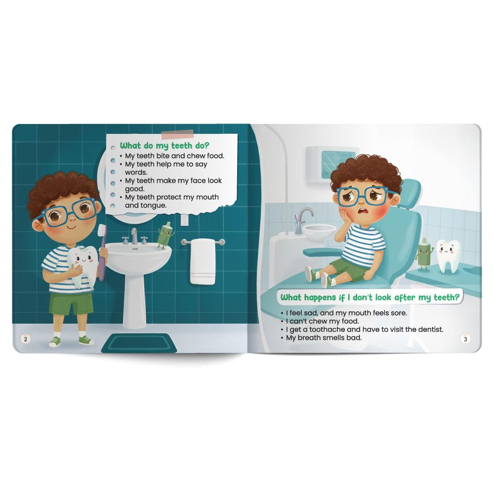 Looking After My Teeth – Book for Kids in English