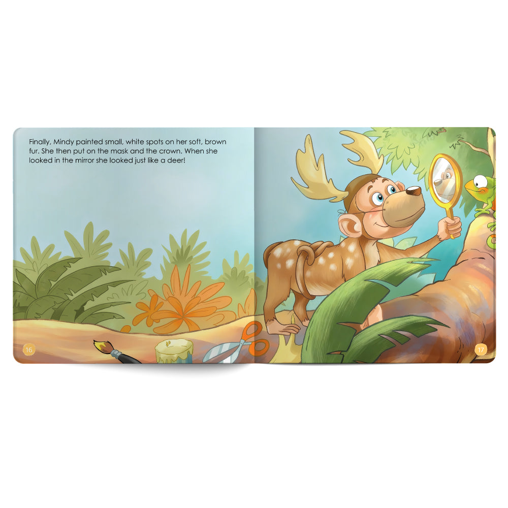 The Monkey Who Wanted to Be A Deer – Book for Kids in English