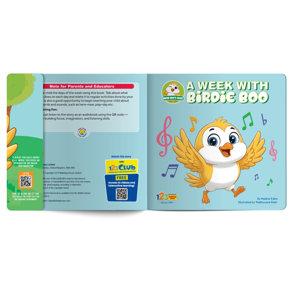 A Week With Birdie Boo – Book for Kids in English