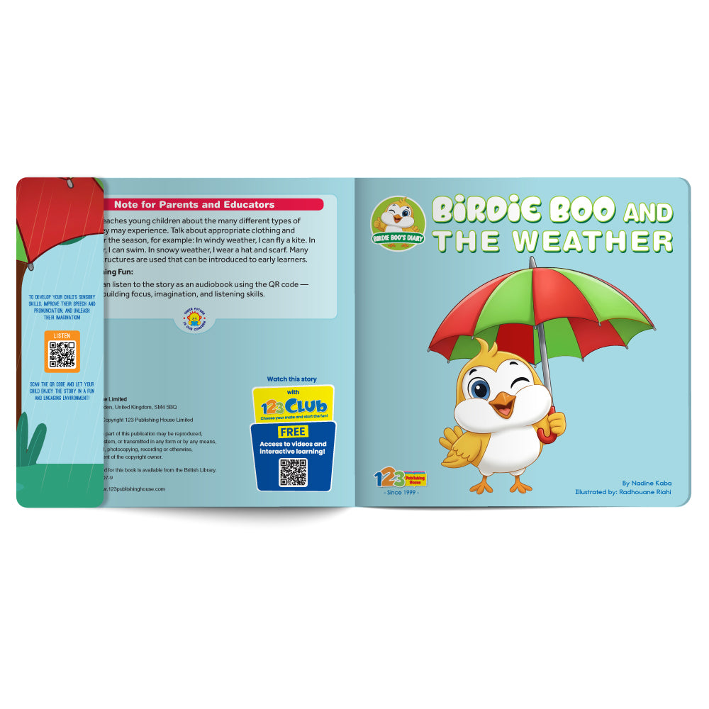 Birdie Boo and The Weather – Book for Kids in English