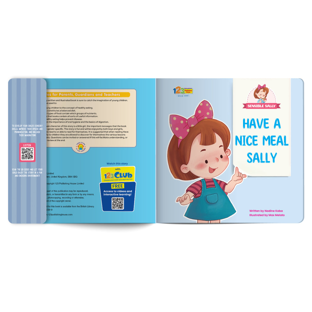 Have A Nice Meal Sally – Book for Kids in English