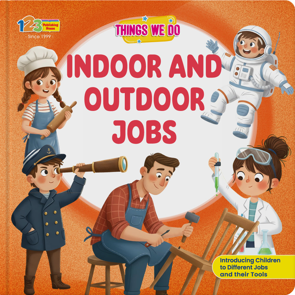 Indoor and Outdoor Jobs– Book for Kids in English