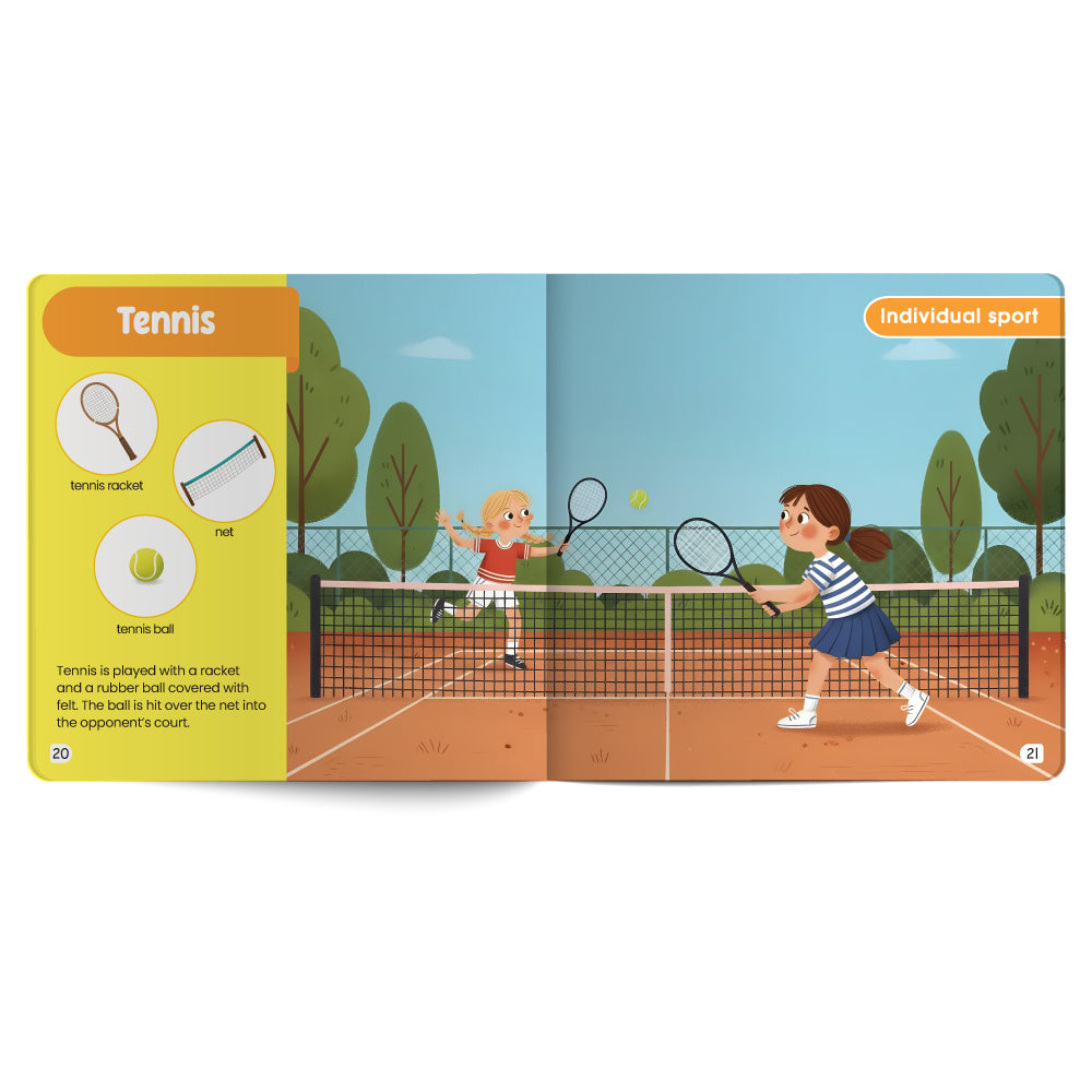 Individual and Team Sports – Book for Kids in English