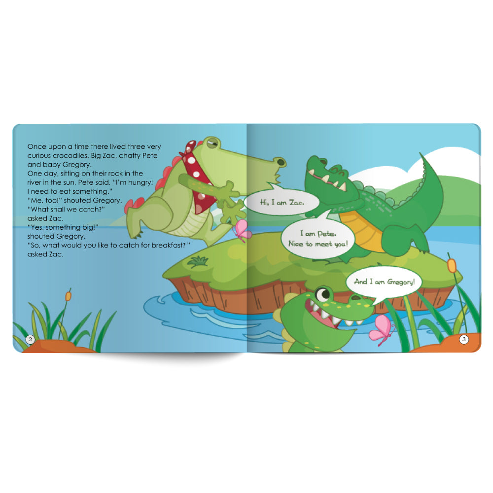 The Hungry Crocodiles – Book for Kids in English