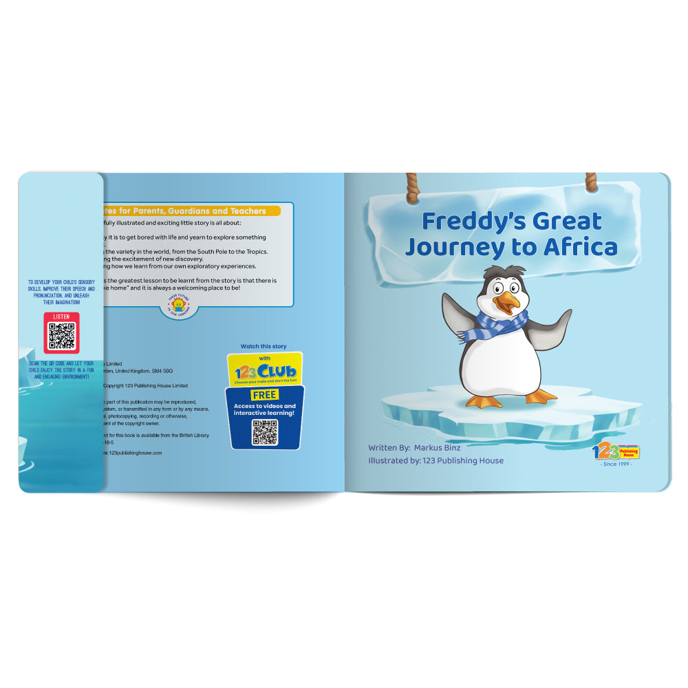 Freddy’s Great Journey to Africa – Book for Kids in English