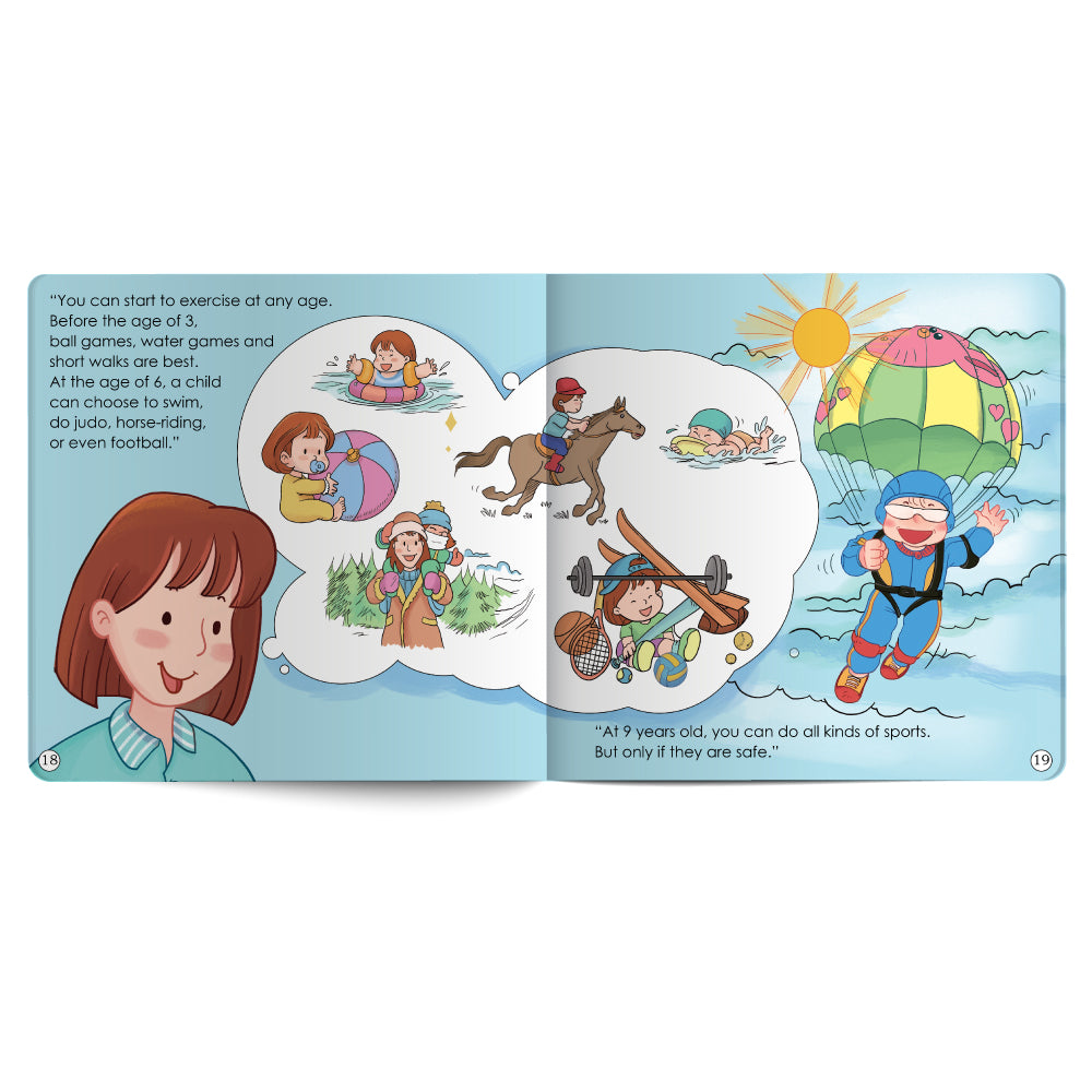 Exercise With Sally – Book for Kids in English