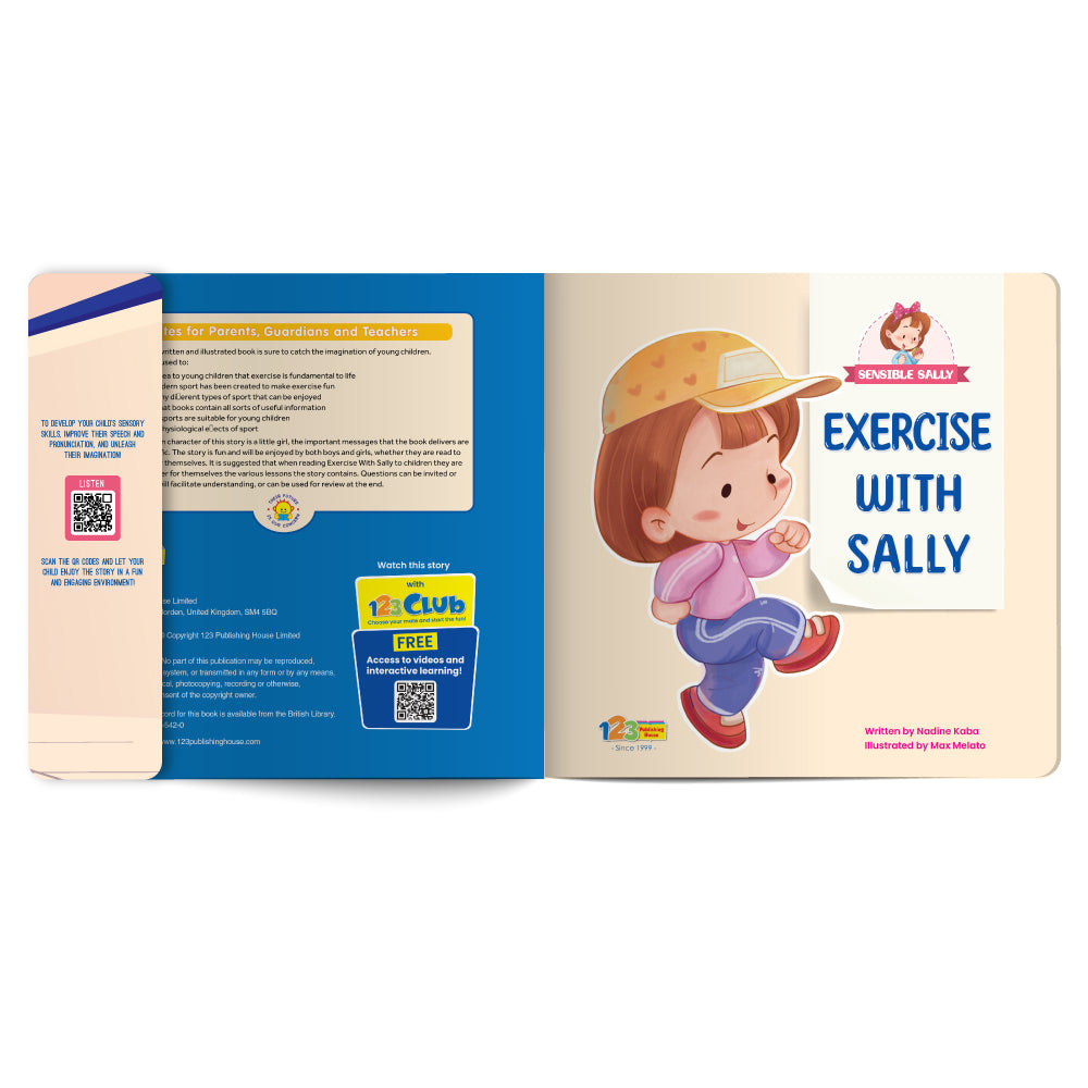 Exercise With Sally – Book for Kids in English