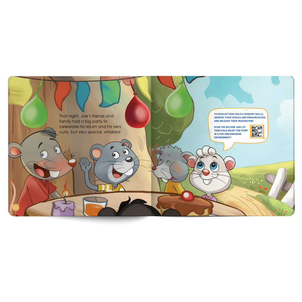 Joe’s Curly Whiskers – Book for Kids in English