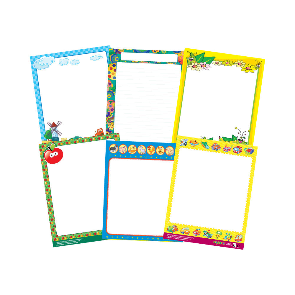 Write-On Charts (2) (6 Wall Charts) - Educational Wall Chart Pack in English