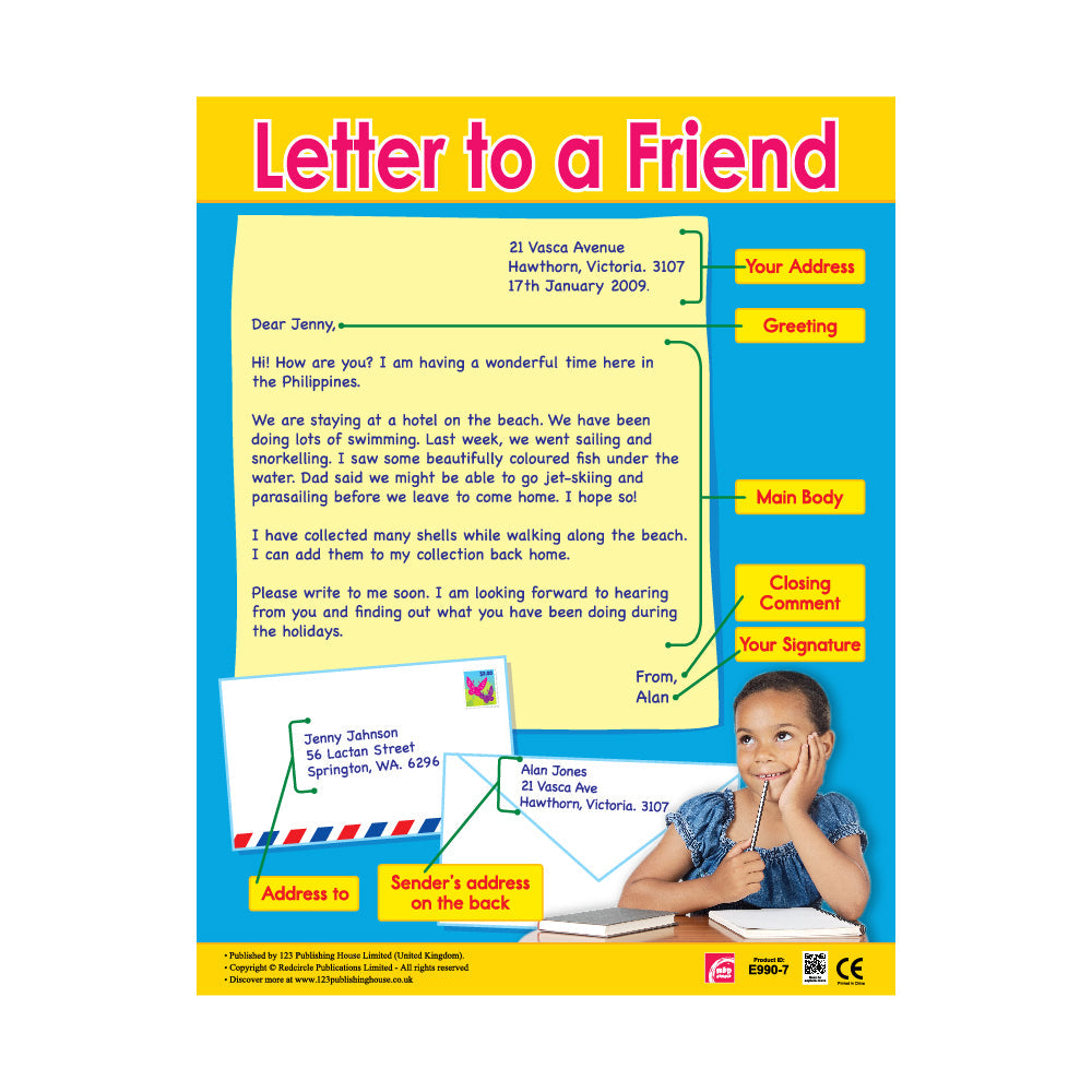 Good Writing (6 Wall Charts) - Educational Wall Chart Pack in English