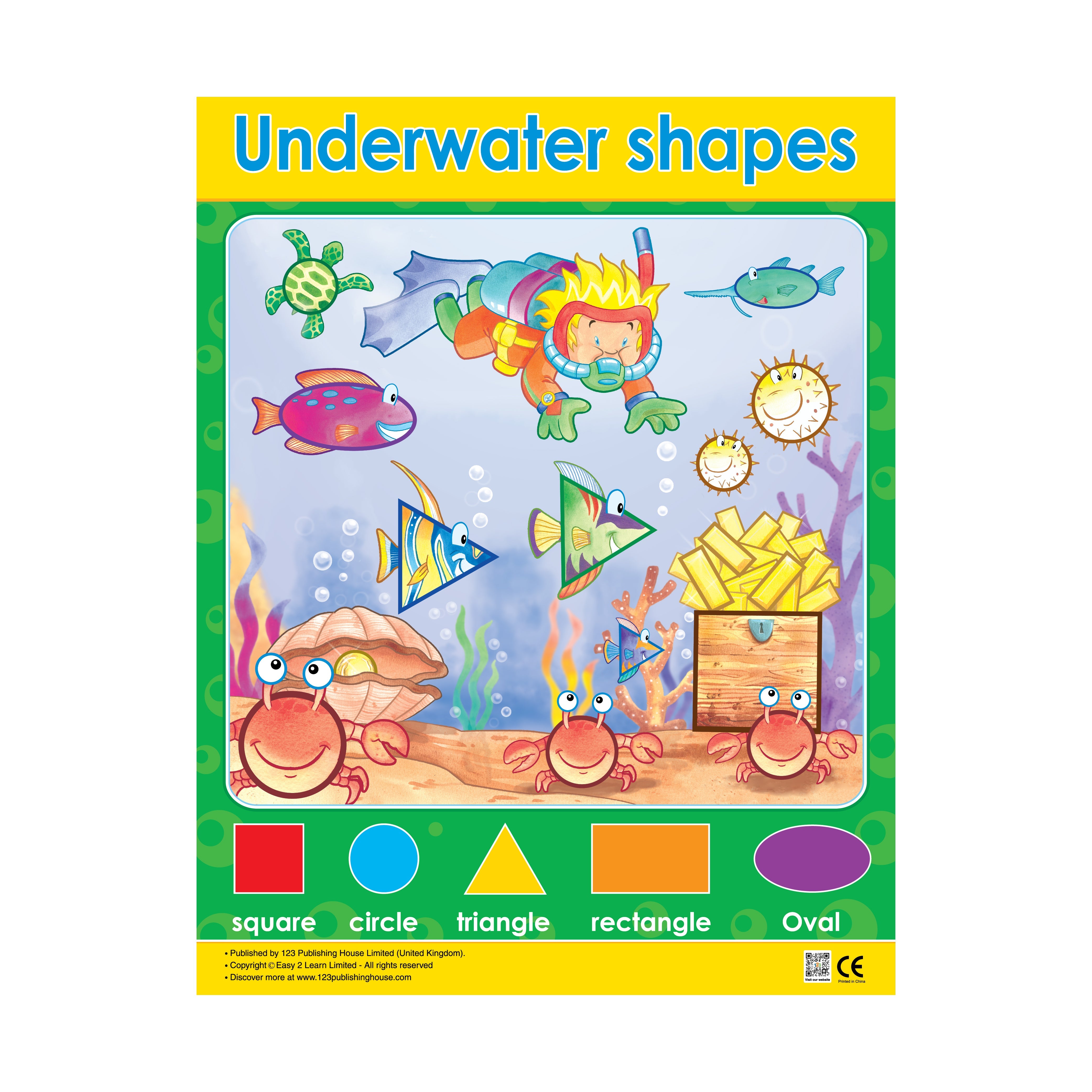 Early Maths (6 Wall Charts) - Educational Wall Chart Pack in English